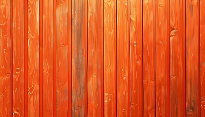 Sticker -  Orange striped vertical background