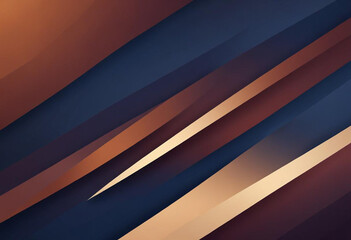 Wall Mural - Modern dark blue geometric diagonal lines gradient background 