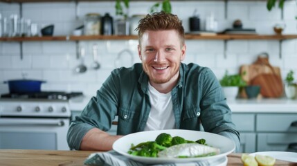 person cooking in a cool kitchen