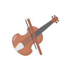 Wall Mural - Violin vector icon