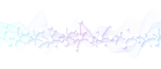 Aufkleber - DNA Abstract Background Structure For Science Research And Gene Genetic, Healthcare And Medicine Design. Vector Illustration.
