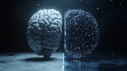 Poster - machines vs humans: machine intelligence vs stock. human intelligence vs stock