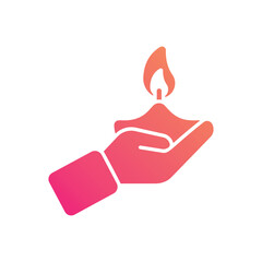 Wall Mural - Prayer vector icon