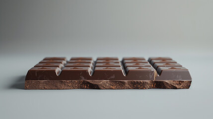 Poster - Side view of a chocolate bar showing thickness and consistent, unblemished surface appearance