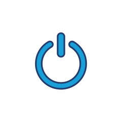 Poster - Power icon vector. Power Switch Icon. Electric power