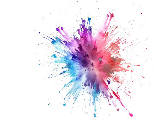 Wall Mural - Colorful paint splatter