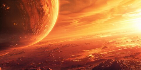 Wall Mural - Planetary Beauties Stunning Photos of Planets in Space Displaying Exquisite Scenery