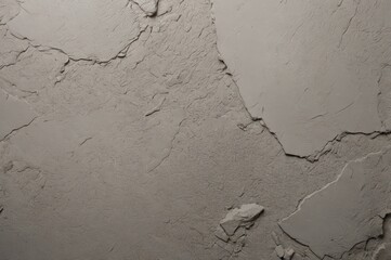 Poster - grey flat plaster texture background
