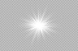 © Максим Славов - Sun flare light special lens flare light effect. Special effect flash. On a transparent background.