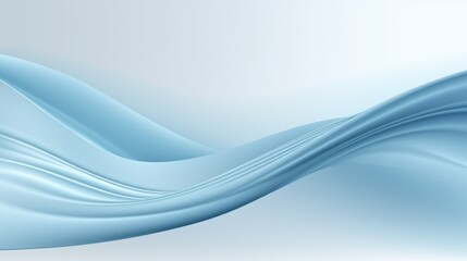 Poster - Elegant light blue gradient banner with subtle wave 