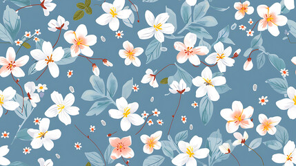 Wall Mural - flower pattern