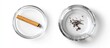 © IKA SYAFITRI - Ashtray with Cigarette Butt and Ashes