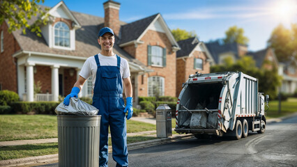 Street cleaner was smiling and proud