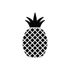 Sticker - Pineapple vector icon