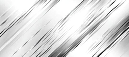 Wall Mural - White and Gray Background with Diagonal Stripes of Light Grey, Creating an Abstract Design that Adds Depth to the Presentation or Text Backdrop, Vector Illustration, Elegant and Modern Design