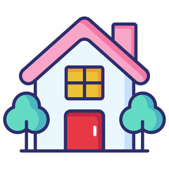 Wall Mural - House