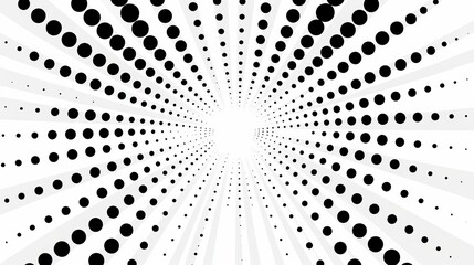 Poster - Halftone Abstract Background with Vector Dot Pattern Gradient, Creating a Modern and Dynamic Visual Effect for Design Projects and Digital Media