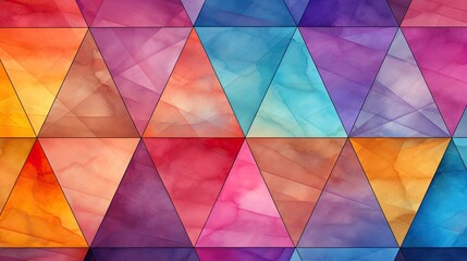 Poster - Abstract watercolour pattern with geometric colors for textile and surface design Urban themed repeating texture with modern wallpaper and  