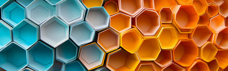 Irregular honeycomb pattern