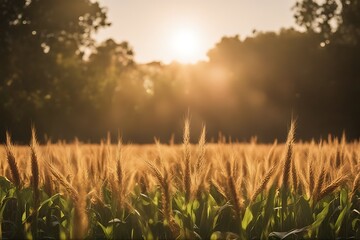 Poster - cornfield flare lens effect