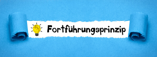 Wall Mural - Fortführungsprinzip	