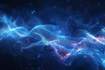 A modern, tech-inspired blue background with minimalist geometric shapes and lines, perfect for web interfaces and a futuristic aesthetic