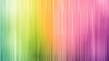Poster - A vibrant abstract background featuring vertical lines in hues of green, yellow, orange, pink, and purple, ideal for creative projects.
