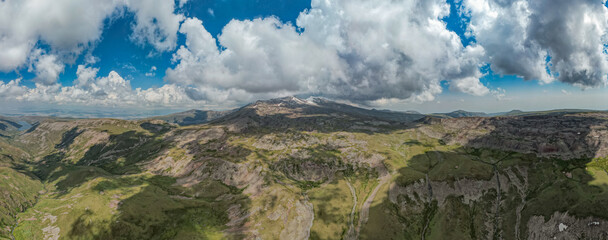 Wall Mural - panorama of mountains