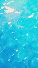 Wall Mural - stop motion vertical water surface animation background