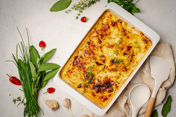 Poster - Traditional potato casserole