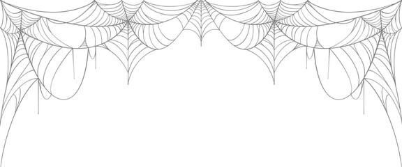 Wall Mural - cobweb frame vector eps
