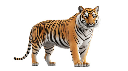 Tiger isolated on transparent background