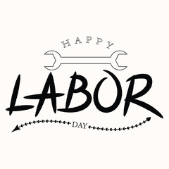 Wall Mural - Happy Labor day new and modern design