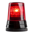 © Sathaporn - red emergency light isolated on transparent background Generative Ai.