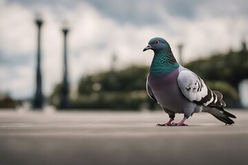 Sticker - isolated pigeon white animal bird dove nature background profile photo whole rock racked portrait grey closeup city birdie beautiful documentary side wildlife feather freedom grace wing tail peace