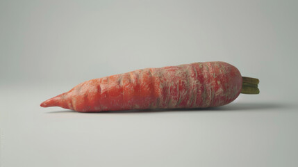 Wall Mural - A whole carrot isolated on white