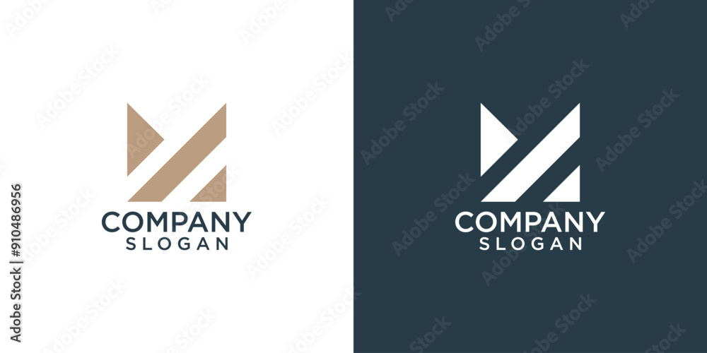 letter m abstract monogram logo vector design Stock Vector | Adobe Stock
