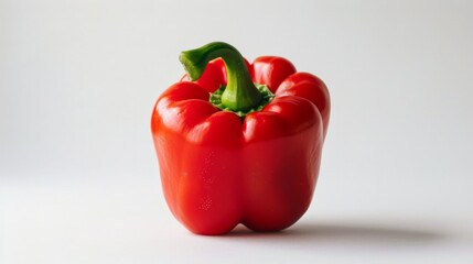 Wall Mural - A whole bell pepper isolated on white