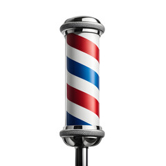 barbershop pole isolated on transparent background