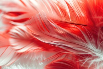 Sticker - A detailed shot of a colorful feather with a striking pattern