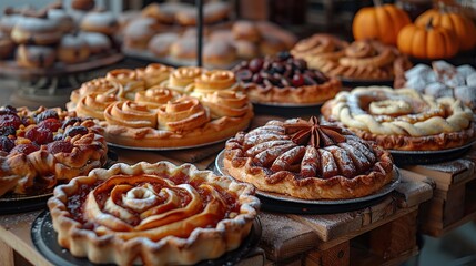 Poster - Assortment of Delicious Pies