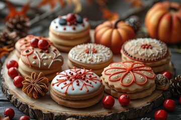 Wall Mural - Delicious Autumn Cookies