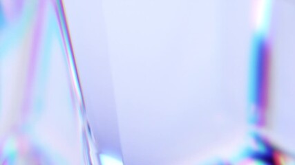 Fototapete - Abstract animation, soft background with color dispersion effect, 4k seamless looping video, 3d render