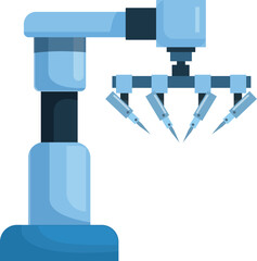 Poster - Medical robot surgeon operating using high precision tools, medical future and technology