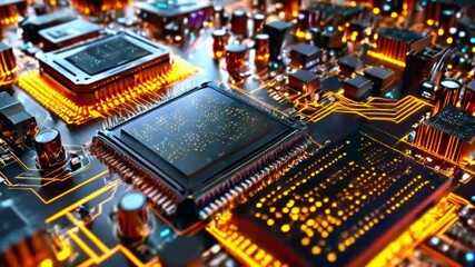 Poster - electronic circuit board