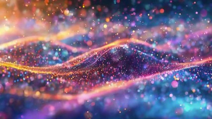Poster - background with sparkles