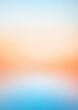 © art - Soft gradient blue orange colors transitions white background