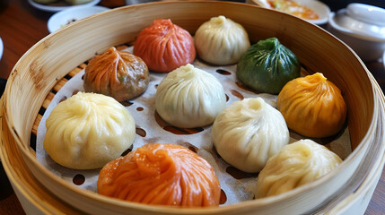 Bao Baozi Steamed Dumplings Chinese Food Aspect 16:9