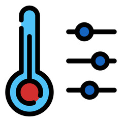 Poster - temperature icon 