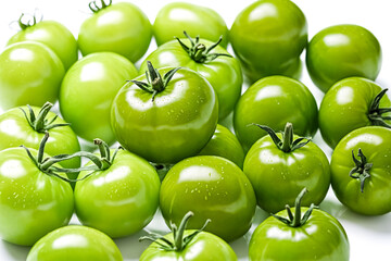 Canvas Print - Close-up of Green Tomatoes